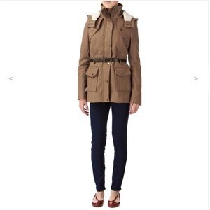 ASOS Vila Simona Camel wool coat size Small